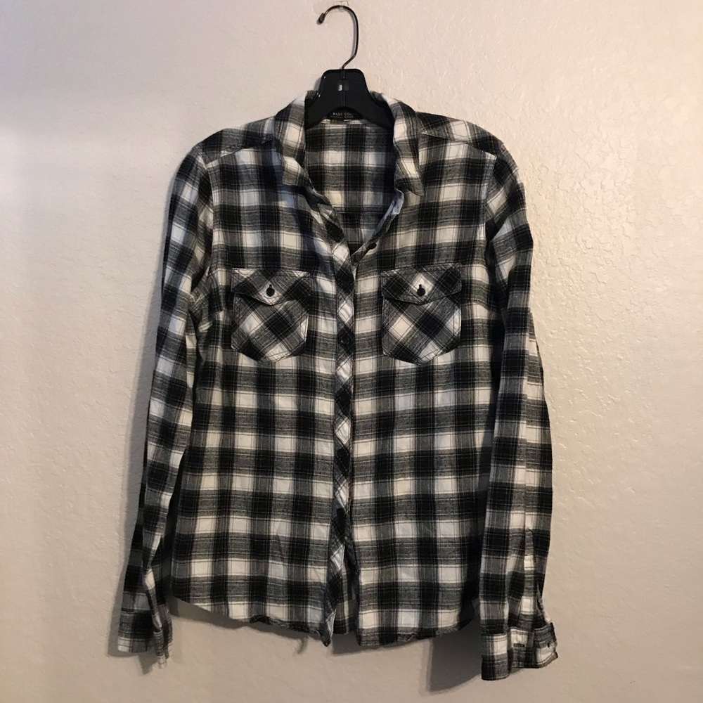 Bajee collection black and white flannel